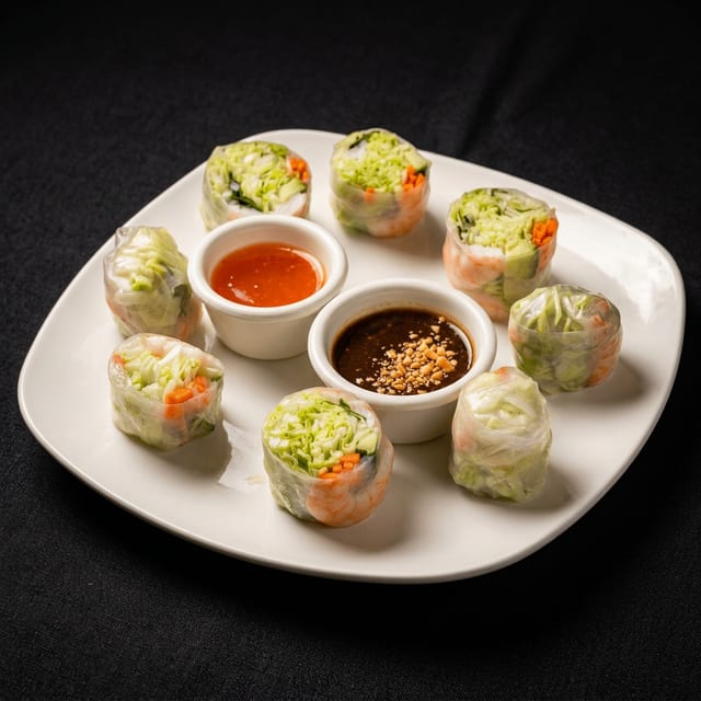 Fresh Basil Rolls.